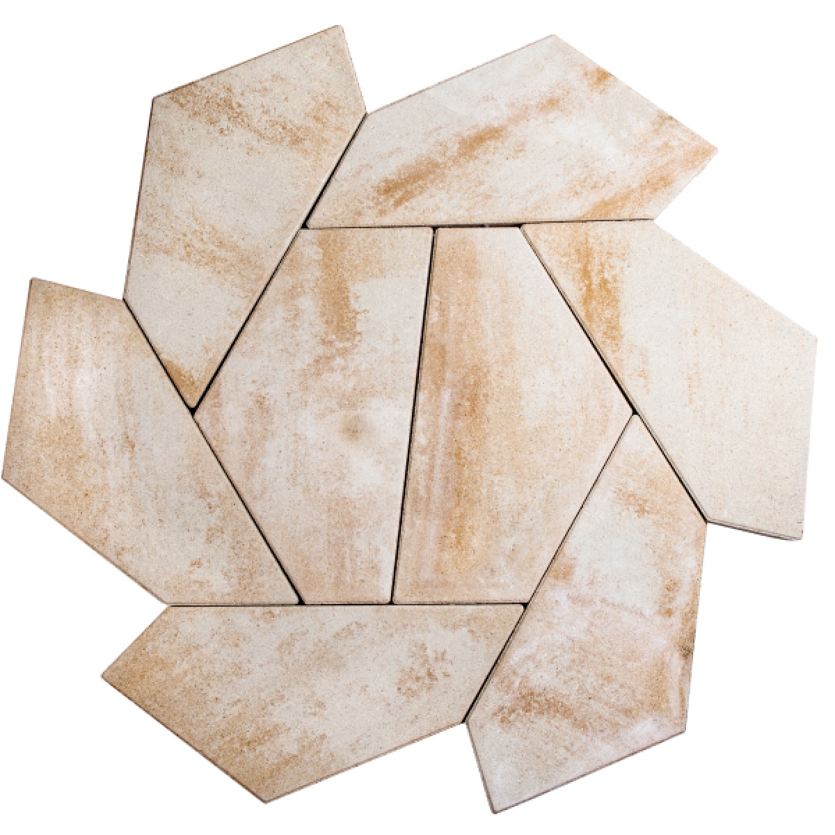 Íriszkő térkő 6 cm - Széna