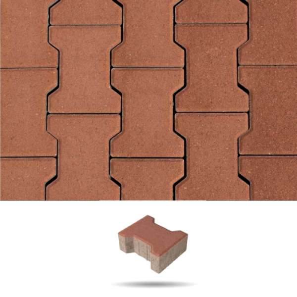 Füzérkő térkő 6-8-10 cm - Piros