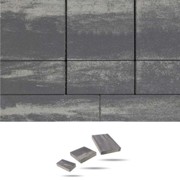 Zselickő térkő 6 cm - Grafit