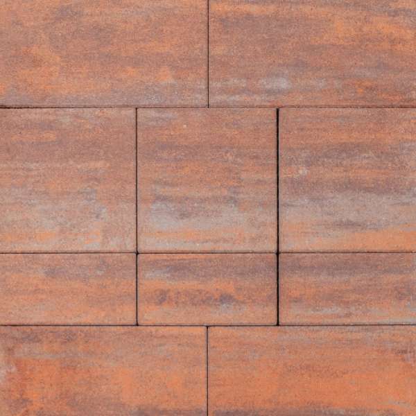 Zselickő térkő 6 cm - Rozsda