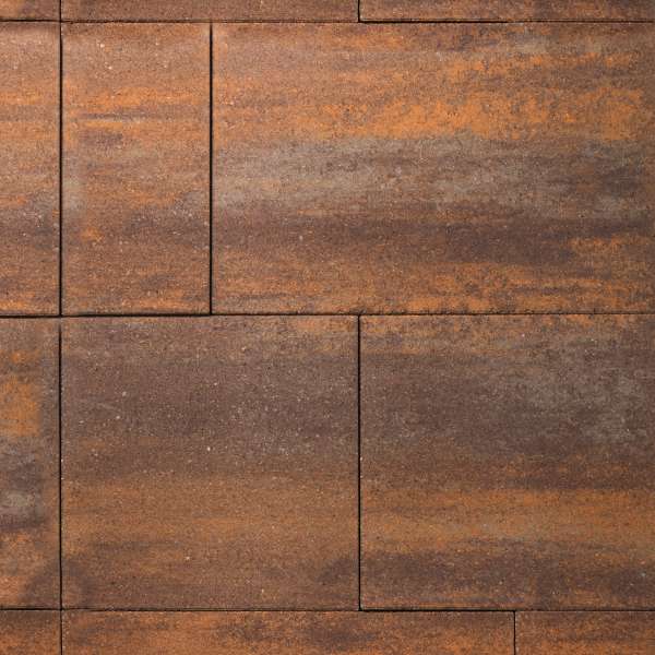 Hernádkő térkő 6 cm - Rozsda